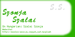 szonja szalai business card